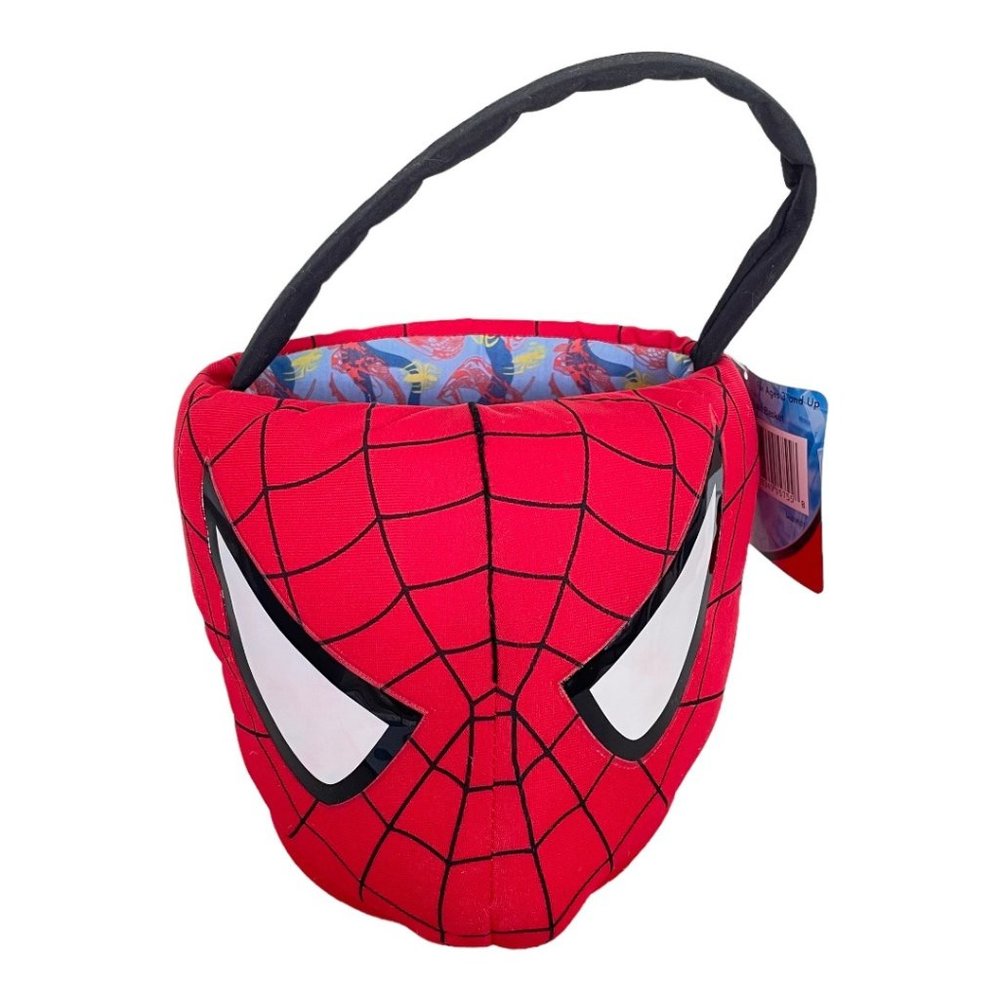 Marvel Spider-Man Plush Halloween Candy Bucket Easter Basket